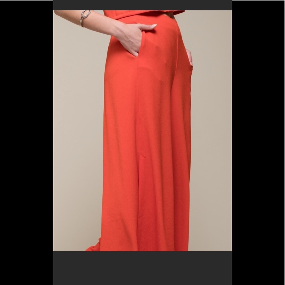 Moon river side slit wide leg Capri. NWOT. Retail‎ 88